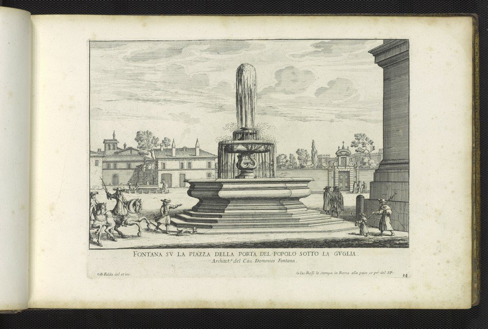 Fontana print by Giovanni Battista Falda.