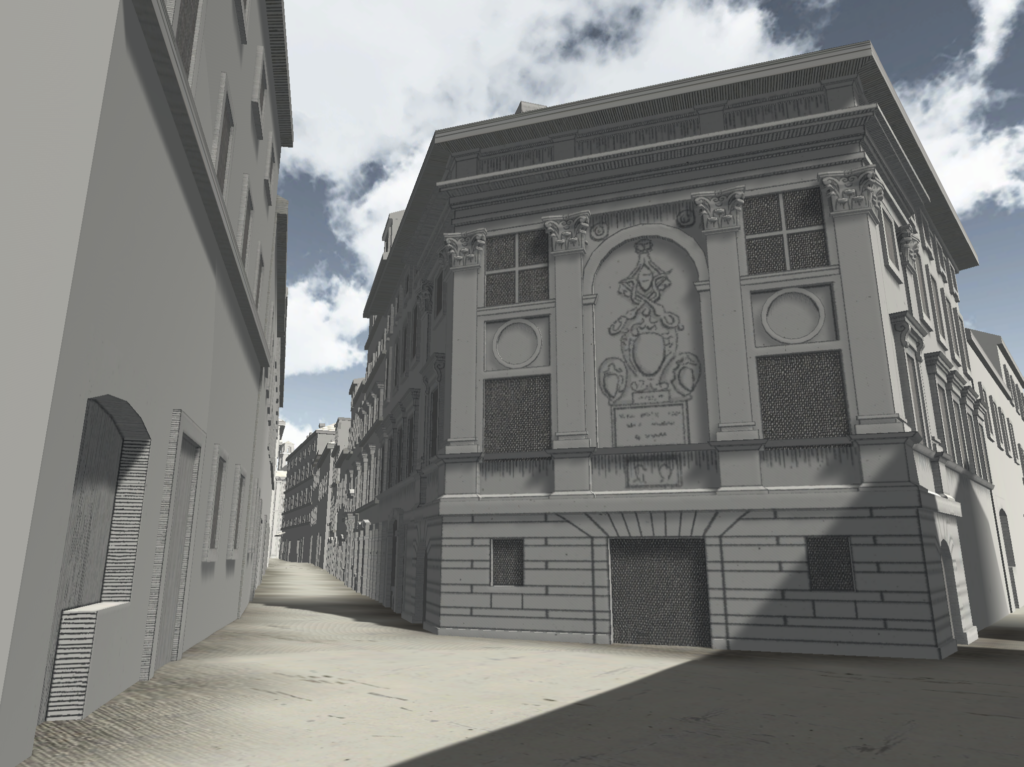 View down the via Parione.