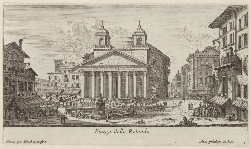 Silvestre, I. Piazza della Rotonda, 1640-1660.