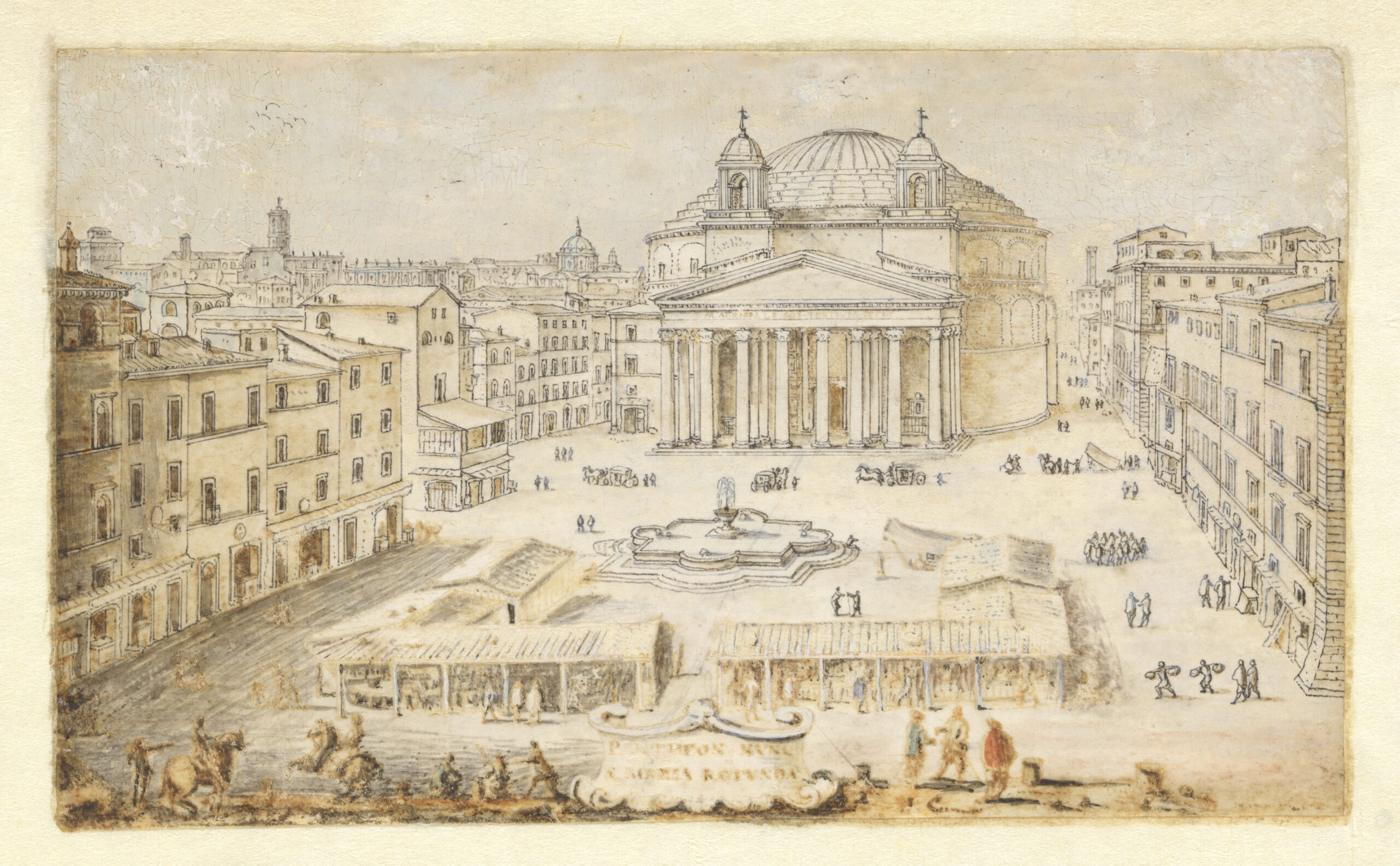 Figure 10: Cruyl, L. View of the Pantheon, Rome, early 1670s.