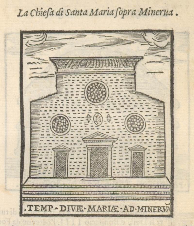 Figure 17: Girolamo Francino Santi di Santo Agostino, and A. Palladio, Temp Divae Mariae ad Minerva, 1588.