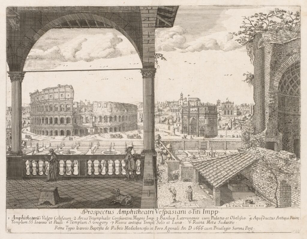 L. Cruyl print of the Colosseum