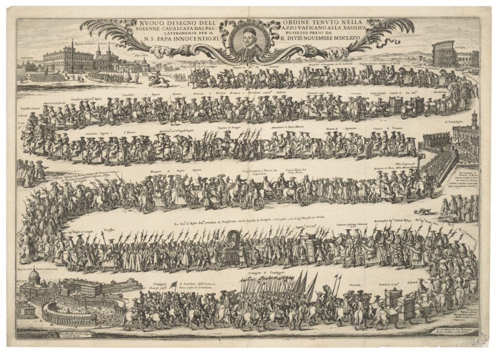 Falda Cavalcata print with Colosseum